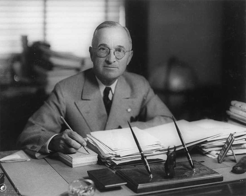 President Harry S. Truman.