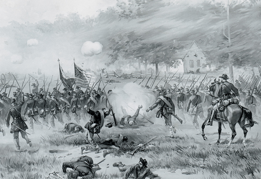 A battle scene.