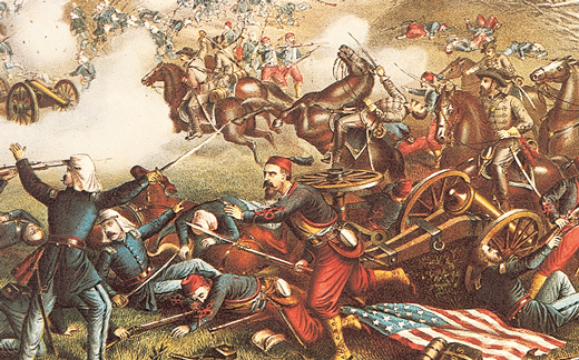 A battle scene.