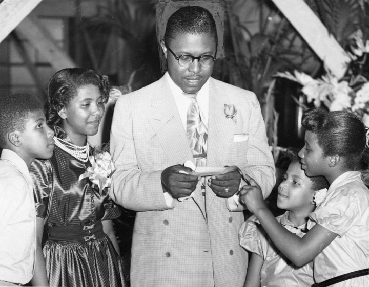 Aretha Franklin's father Reverend Clarence LaVaughn Franklin.