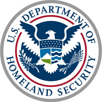 Official seal of the U S Department of Homeland Security.