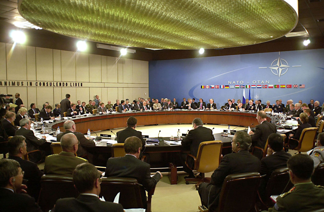 A NATO meeting.