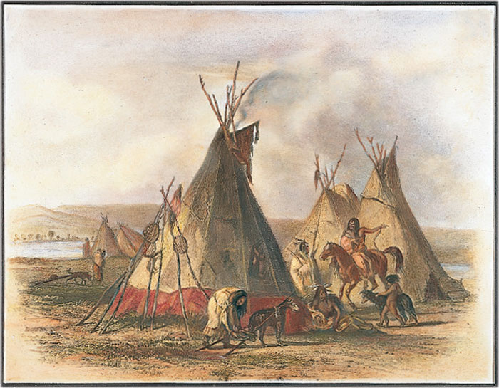 Native American village
