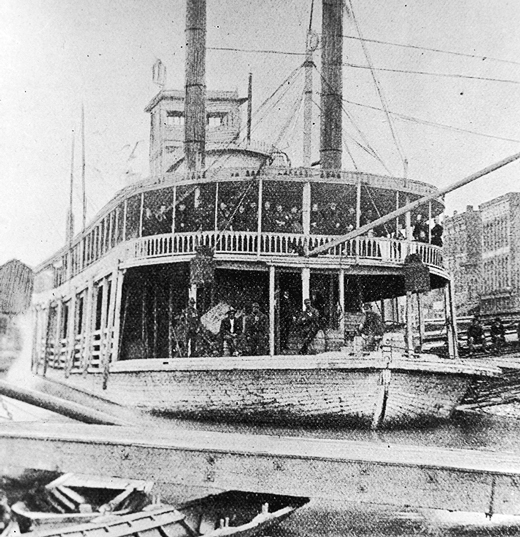 Old riverboat.