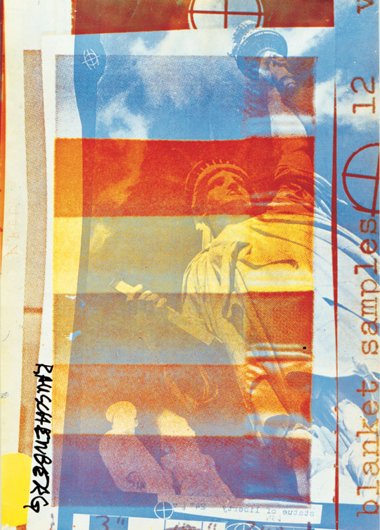 The Statue of Liberty by Rauschenberg.