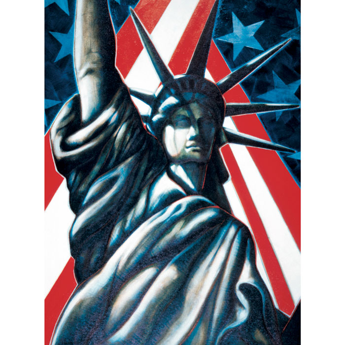 American Woman painting by Roswitz Szyszka.