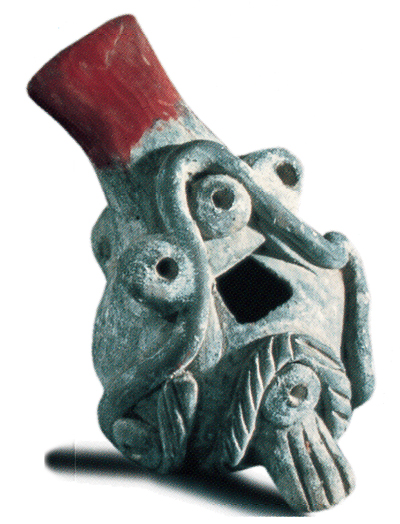 Whistle carved out of stone.