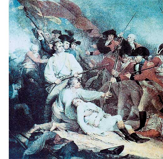 Colonists attack British soliders.