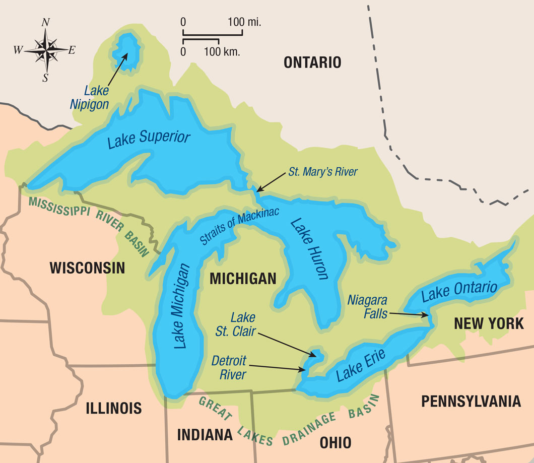 The Great Lakes and the Mississippi River | Kids Discover Online