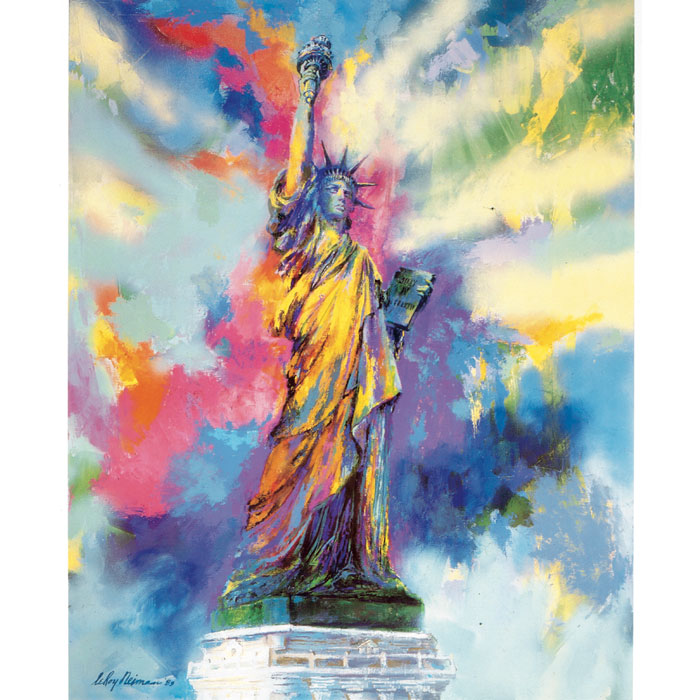 Painting of the Statue of Liberty by Leroy Neiman.