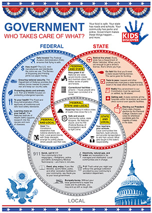 three branches of government chart for kids